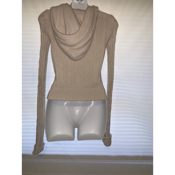 Hollister Vintage Y2K Rabbit Hair Ivory Sweater Bella Swan Size XS - Picture 4 of 7